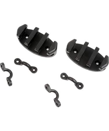 Mxeol Kayak Zig Zag Cleats for Canoe/Gripper Rope Cleats - Black Nylon (2 Pack) - Buy Online on GoSupps.com