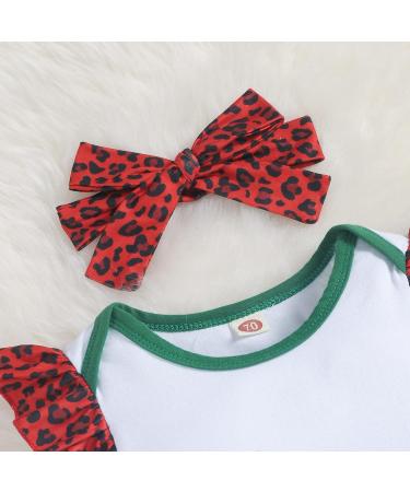Loalirando Baby Christmas Romper | My First Xmas Outfit for Newborn Toddler | 9-12 Months | White 60 - Buy Online on GoSupps.com