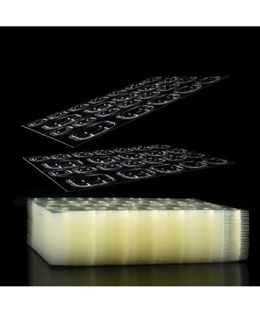 Laza 720 PCs BreataBle Adhesive Tabs Fake Nail Glue Sticker 30 Sheets Super Sticky Double Sided Tips (Germany Jelly Gel) Flexible for Acrylic False Nails Manicure Tape 30 pieces (1 SPACK)