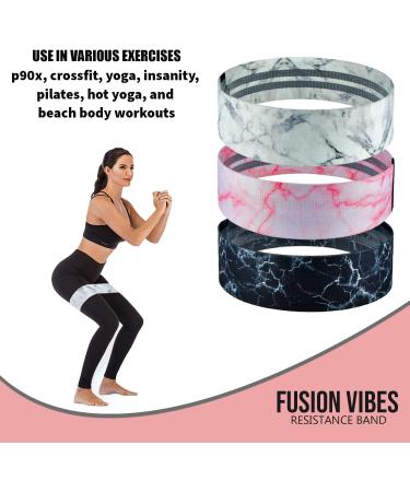 Premium Non-Slip Fabric Resistance Bands for Legs and Butt - Glute Bands for Women/Men - Ideal for Strength Training, Yoga, and Fitness Workouts - Buy Online on GoSupps.com