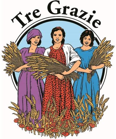 Tre Grazie Premium Italian Soft Wheat Flour 00 - Perfect for Pizza Making (1Kg) - Buy Online on GoSupps.com