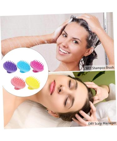 Frcolor 15 STK Silicone Shampoo Brush - Ultimate Hair & Pet Massage Brush for Relaxation & Cleansing | International Shipping - Buy Online on GoSupps.com