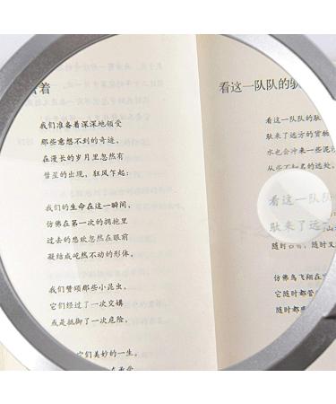 High Magnification Desktop Glass with Lamp 10 Times HD LED Light 20 Times Old Man Reading Magnifier Good Times - Buy Online on GoSupps.com