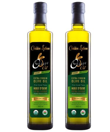 Organic Golden Spoon Olive oil 500ml USDA and Canada Certified organic PACK OF 2. Gold medalist at the New York 2022 olive oil competition Tunisian olive oil high in polyphenol
