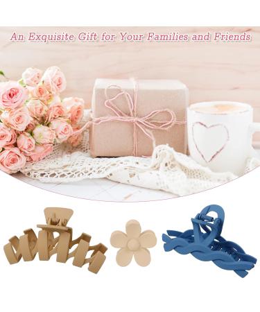 XINRUI 12 Pcs Large Claw Clips Variety Pack for Women - 4.4 Inch Hair Clips Banana Clips Matte Jaw Clip 90's French Design Barrettes Accessories for Women Girls - Buy Online on GoSupps.com
