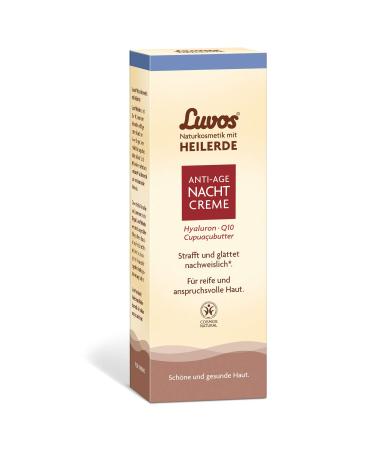 Luvos Healing Clay Anti-Age Serum Night Cream Intensive Care White 50 ml