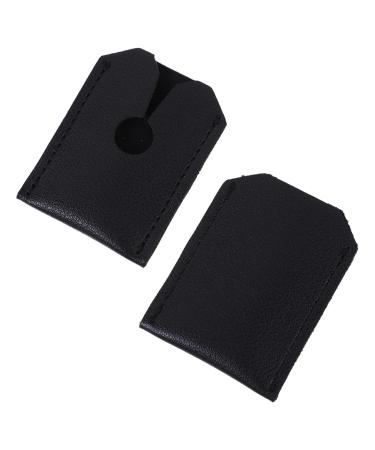 Merry Happy 2st Storage case for razor razor-sharp housings Etui for razor Hand rasier case Razor shell for hairdressing synthetic leather protective cover travel manual