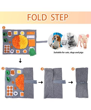 HAWSON Pet Snuffle Mat for Dogs - Large 23.6 x 31.5 Feeding Mat and Treat Dispenser - Indoor/Outdoor Stress Relief Toy for Dogs - Buy Online on GoSupps.com