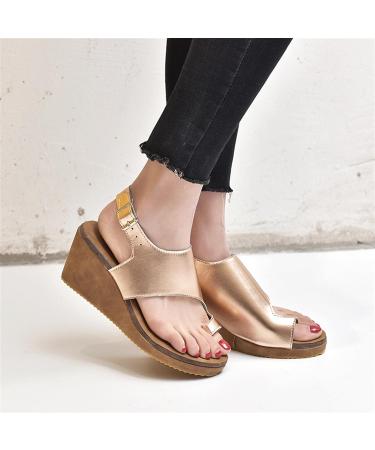 Shop Women's Wedge Bunion Sandals | Adjustable Strap Platform Sandals for Comfort & Style - Ideal for Hallux Valgus & Bunion Splints - Buy Online on GoSupps.com