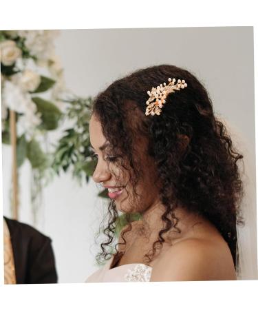 minkissy Wedding Hair Accessories for Bridal Bride Hair Accessories Wedding Hair Accessories for Bride Rhinestone Hair Clips Women Hair Accessories European and American Pearl Miss Comb - Buy Online on GoSupps.com