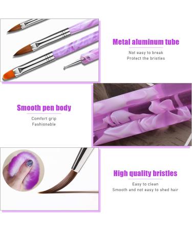 Kalolary 22pcs UV Gel Nail Art Brush Set - Nail Painting Tools for DIY Nail Art Designs - Buy Online on GoSupps.com