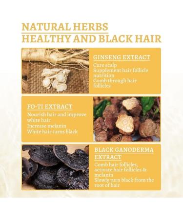 S rum Anti-Cheveux Gris Anti-Greying Hair Serums S rum Pour Cheveux Gris Huile Capillaire R paratrice Serum Cheveux Natural Hair Darkening Serum Natural Ganoderma Hair Oil (3) - Buy Online on GoSupps.com