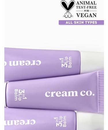 cream co. 3in1 Lip Balm Nourishing Hyaluronic Acid Hydrating and Barrier-Repairing Lip Care for All Lip Type Lip Balm Tinted Protects and Renews Vegan Bubblegum 10ml Bubblegum fruity - Buy Online on GoSupps.com