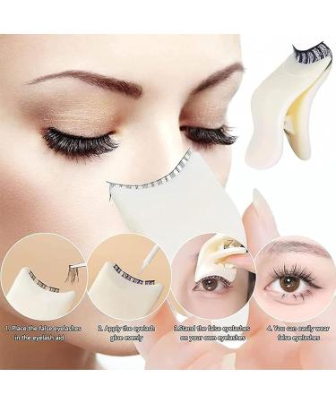 5 in 1 Eyelash Applicator Tool Set - Portable Eyelash Curler & Tools for Women/Girls - Pink | International Shipping - Buy Online on GoSupps.com