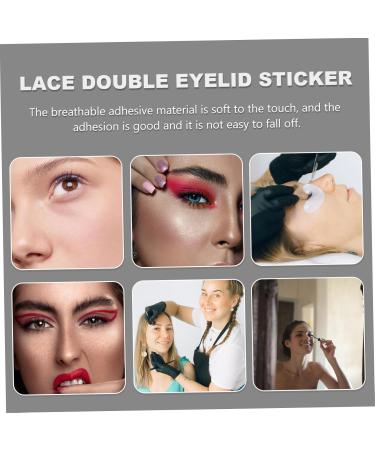 Didiseaon 50 Sheet Lace Double Eyelid Sticker Mesh Tape Eyelid Strips Second Generation Hooded Accessories - Buy Online on GoSupps.com