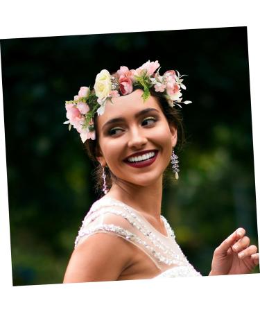 Yardenfun Fabric Flower Hair Accessories Flower Headdress Women Headdress Creative Hair Band Hair Bands Wedding Hair Accessories Wedding Headband Hair Headbands Women Bride Headbands - Buy Online on GoSupps.com