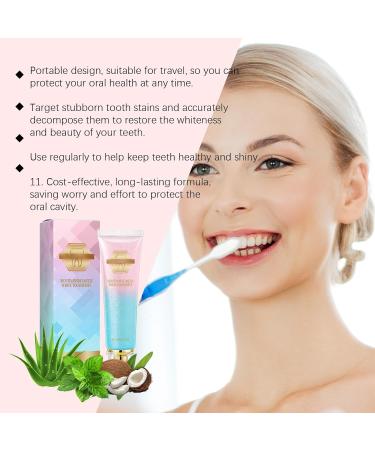 Nicotinamide Dazzle White Toothpaste 3.53oz with Mint Extract and Aloe Teeth Whitening and Gum Protection - Buy Online on GoSupps.com