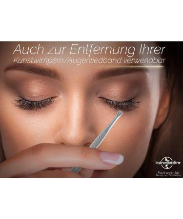 Solingen Professional Tweezers Set - 3-Piece Stainless Steel Eyebrow & Hair Plucking Tweezer Set - Made in Germany - Buy Online on GoSupps.com