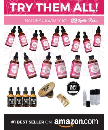 Leven Rose Red Raspberry Seed Oil 2 oz - 100% Natural for Face, Hands, Scars & Breakouts - Buy Online on GoSupps.com