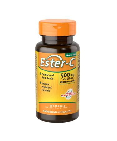 American Health Ester-C 500 mg 60 Capsules - Buy Online on GoSupps.com