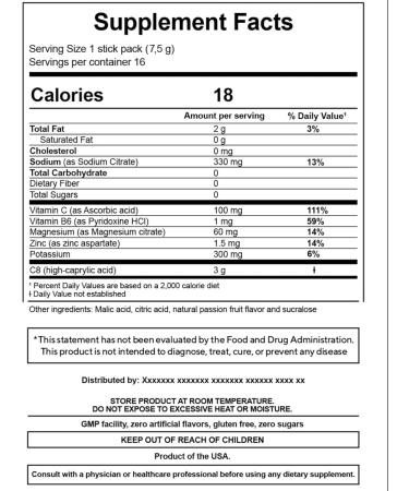 Energy & Hydration Lime Electrolyte Powder - Sugar Free Keto Paleo Friendly Low Carb with MCT Oil - Easy Mixing Energy Boost - Buy Online on GoSupps.com