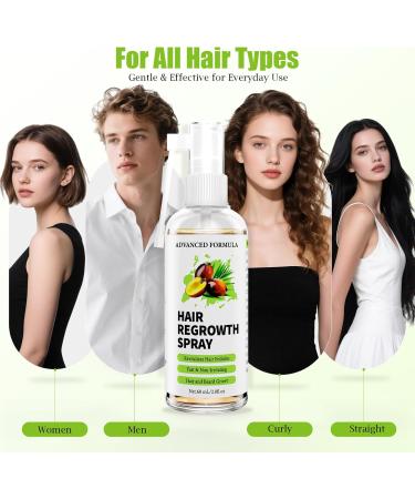 Spray de croissance des cheveux la biotine et au romarin - Buy Online on GoSupps.com