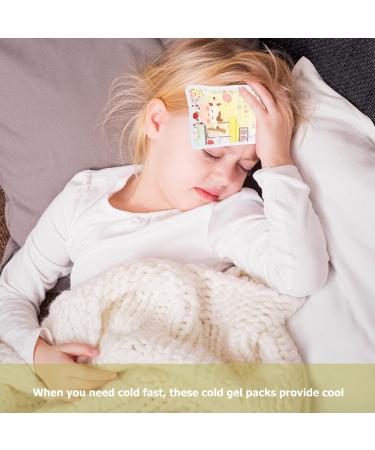 Healifty 6pcs Kids Portable Ice Pack - Cartoon Cow Animal Cooler Pack for Kids, Teething, Headache - Cold Pack for Children - Buy Online on GoSupps.com