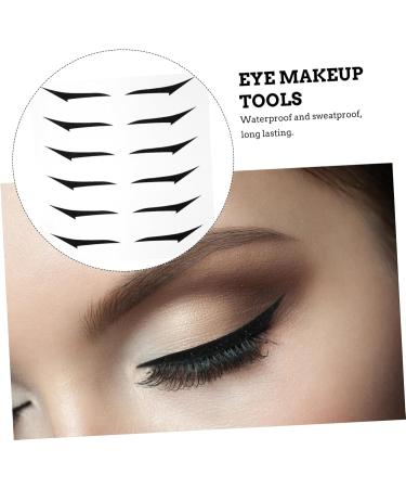 FOMIYES 72 Pairs Glitter Eyeliner Instant Eyelid Sticker Reusable Double Eyelid Tapes Miss Skin Patch Flash - Buy Online on GoSupps.com