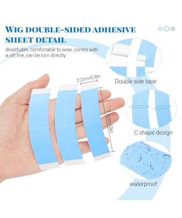 100pcs Double Sided Wig Tape - Ultra Hold C-Shaped Lace Front Hair Tape for Extensions & Wigs - Buy Online on GoSupps.com