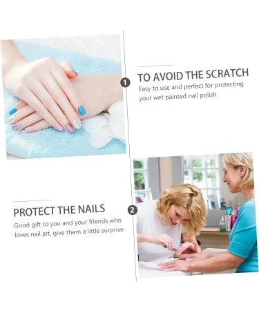 Healeved 40 Pcs Nail Case Nail Varnish Cover Nails Gel Cuticle Guard Nail Paint Protector Polish Remover Wraps Manicure Polish Varnish Cover Nail Polish Cover Gelt Anti-scratch Plastic Milk 4x2cmx2pcs As Shownx2pcs - Buy Online on GoSupps.com
