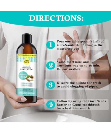 Coconut Pull Oil - Advanced Formula for Oil Pulling Natural Organic Mouth Rinse with Essential Oils & Vitamins Freshens Breath & Whitens Teeth (1 Stick) - Buy Online on GoSupps.com