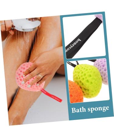 Beavorty 6pcs Bath Ball & Sponge Set - Soft Baby Bathing Body Scrubber & Shower Cleaning Brush - Buy Online on GoSupps.com