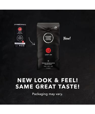 Kicking Horse Coffee Three Sisters Medium Roast Ground 284 g - Certified Organic Fairtrade & Lucky Jim Medium Roast Ground 284 g - Certified Organic Fairtrade Kosher Coffee (Pack of 1) - Buy Online on GoSupps.com