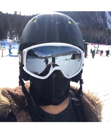 Findway Ski Goggles for Men | OTG Snowboard Glasses with UV Protection & Anti-Fog | Spherically Mirrored VLT 10.2% - Buy Online on GoSupps.com