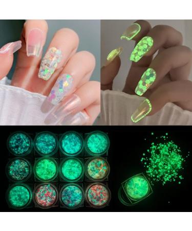 KARLOR 12 Pack Glitter Glow in the Dark Glitter Gel Glitter Glitter Face Glitter Glitter Self Adhesive Glow in the Dark for Eyes and Hair - Buy Online on GoSupps.com