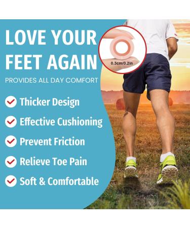10 Pairs Pinky Toe Protector - Silicone Toe Covers with Aloe Vera for Blisters & Hammer Toes | Comfort & Relief in Nude - Buy Online on GoSupps.com
