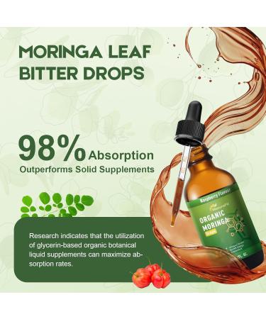MaxuraFit Moringa Leaf Drops with Vitamin C Moringa Oleifera Extract Liquid Drops for Immunity Support Antioxidant Overall Health & Energy Vegan Herbal Supplement 2 fl oz - Buy Online on GoSupps.com