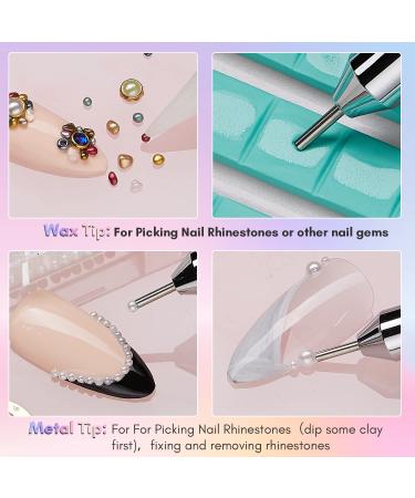 Makartt 6Pcs Nail Art Brushes Kit - Liner, Flat, Round & Angled Gel Nail Brushes, Dotting Tools, Rhinestones Picker - Perfect for Nail Salon and DIY Home Manicures - Buy Online on GoSupps.com