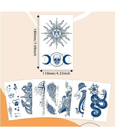 CUTELIILI Realistic Semi Permanent Tattoo for Adults and Kids - Waterproof and Lasting 1-2 Weeks - Cute Fake Tattoos for Teens - Christmas Gift Option - Buy Online on GoSupps.com