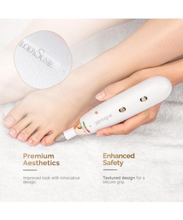 MelodySusie Professional Manicure Pedicure Kit - Cordless Electric Nail Drill with 20 Speeds & LED Light for Thick Nails & Toenails | Rechargeable Pedicure Tools - Buy Online on GoSupps.com
