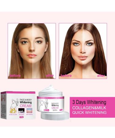 KOAHDE Body Cream for Dark Skin Skin Lightening Cream Body Care Skin Whitening Moisturizing Cream Whitening Cream For Dark Armpit Treatment Underarm Whitening Cream Armpit Whitening Cream 2PC - Buy Online on GoSupps.com