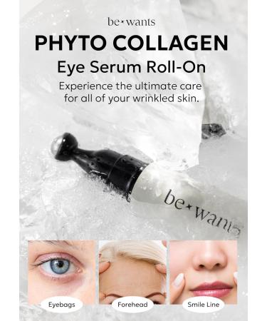  K-Beauty bewants Phyto Collagen Roll-On Eye Serum and Eye gel patch (60 patches) with 71.9% bamboo sap water - Buy Online on GoSupps.com