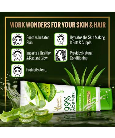 99% Aloe Vera Gel - Multipurpose Beauty Gel for Skin & Hair - 100ml | Shipping Worldwide - Buy Online on GoSupps.com
