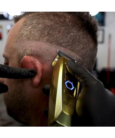 StyleCraft X-Pro Precision Gold Titanium Trimmer Blade Set - Replacement Fixed Blade with Black Diamond Carbon DLC - One Precision Deep Tooth Cutter - Buy Online on GoSupps.com