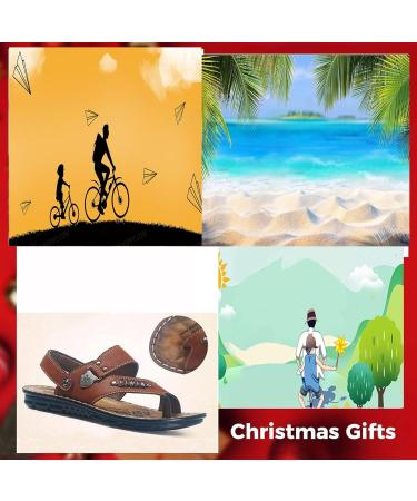 Men's Summer Non-Slip Sandals - Breathable Orthopedic Bunion Corrector Flip Flops for Pain Relief | Casual Beach Sandals for Hallux Valgus - Perfect Daddy Gifts - 7.5 Brown - Buy Online on GoSupps.com