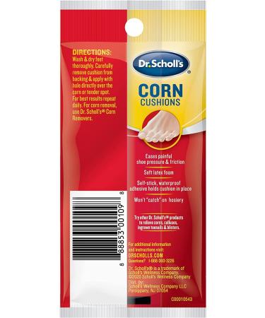 Dr. Scholl's Corn Cushions Small - 9 Ea | Toe Corn Relief - Buy Online on GoSupps.com