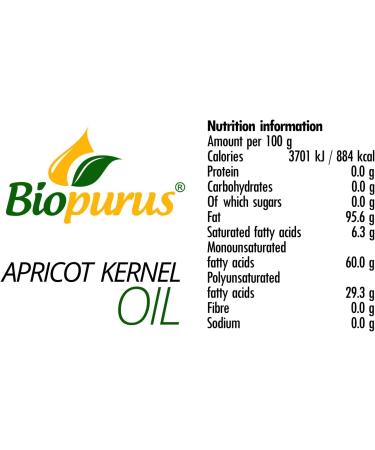 Biopurus Certified Organic Cold Pressed Safflower Seed Oil 250 ml - Buy Online on GoSupps.com