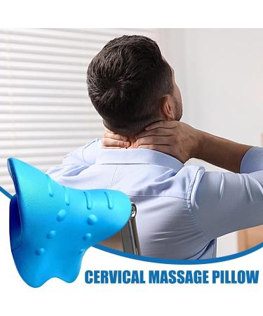 Neck Stretcher Pillow - Ergonomic Soft Neck Stretch Hump - Neck Traction Pillow Neck Stretcher Cervical for Optimal Support in All Sleeping Positions - Buy Online on GoSupps.com