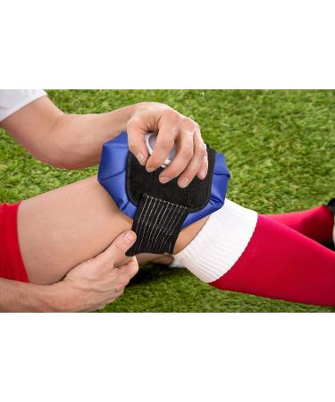 Ohuhu Ice Bag Packs 3-Pack (6/9/11) for Knee & Leg Injuries - Hot & Cold Therapy, Pain Relief - Adjustable Wrap, Reusable & Waterproof - Buy Online on GoSupps.com
