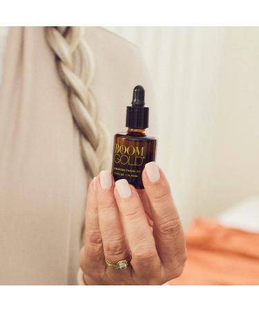 BOOM! by Cindy Joseph Gold Facial Oil - Organic Lightweight Hydration for Delicate Skin - Buy Online on GoSupps.com